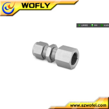 Metric Small Bulkhead Female Connector tube fittings